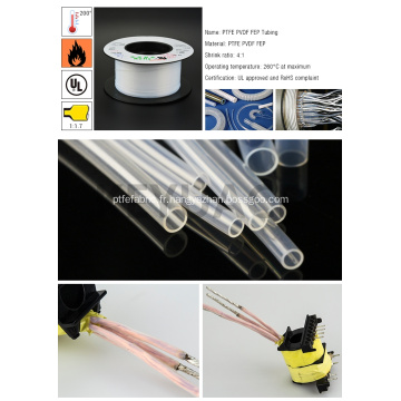 Tube PTFE thermorétractable électrique